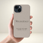 Kraft Stijl Bedrijf Lang Aangepaste Logo Tekst Rus iPhone 13 Hoesje<br><div class="desc">Bevorder uw bedrijf met deze coole iPhone-draagtas met kraftstijlachtergrond,  aangepaste logo en tekst. Voeg je gegevens eenvoudig toe door op de optie 'personaliseren' te klikken.</div>