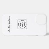 Kraft Style Custom Business Logo iphone case Hoesje (Achterkant horizontaal)