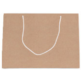 Kraft Style Large Gift Bag Charming Gift Packaging Groot Cadeauzakje (Voorkant)