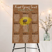 Kraft Sunflower Autumn 9 Seating Table Wedding Poster