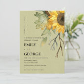 KRAFT SUNFLOWER FLORAAL WE HEBBEN DE KNOT KAART GE (Staand voorkant)