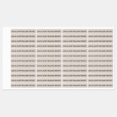 Kraft Tamper-evident Seal Honey Jar Security Vinyl Labels (Vel)