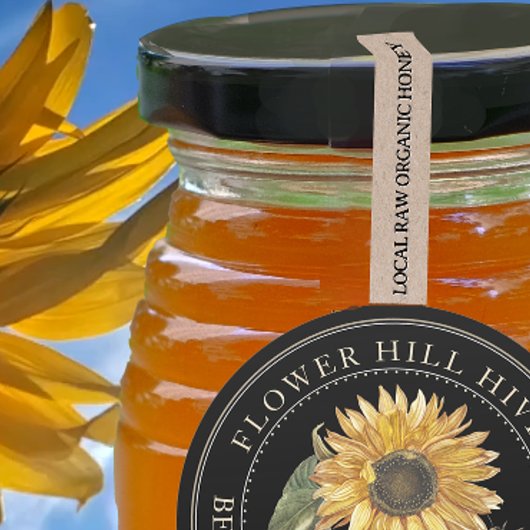 Kraft Tamper-evident Seal Honey Jar Security Vinyl Labels