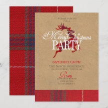 Kraft & Tartan Rendier Kerstfeest ID589