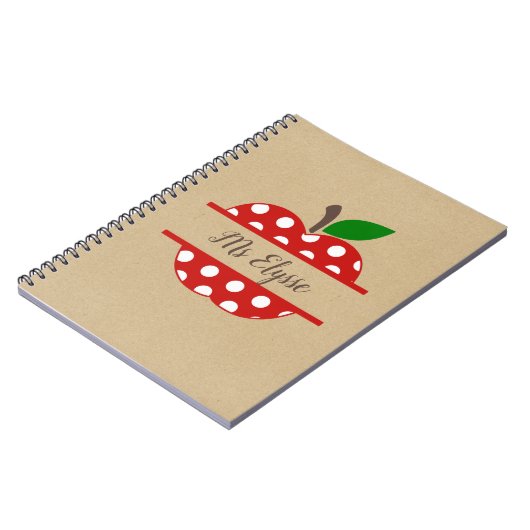 Kraft Teacher Notitieboeken - Apple Split (Linkerzijde)