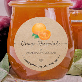 Kraft Thuisgemaakte Sinaasappel Marmelade Etiket