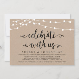 Kraft Trouwdag Elopement, Vier met ons mee Kaart