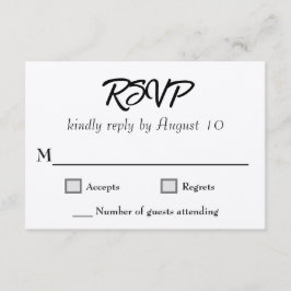 Kraft Trouwscript RSVP-kaarten Informatiekaartje