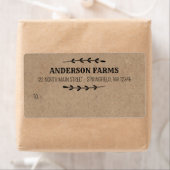 Kraft Verzendlabels voor zakelijk of persoonlijk g Etiket (Insitu)