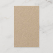 Kraft Voeg je Logo toe met Aangepaste tekstpromoti Visitekaartje (Achterkant)