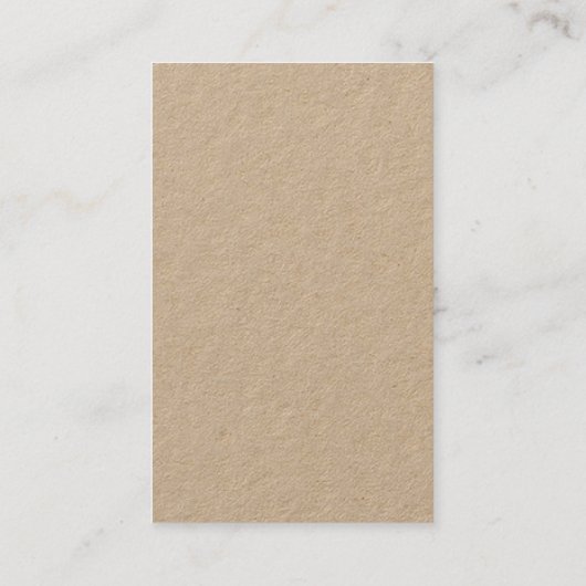 Kraft Voeg je Logo toe met Aangepaste tekstpromoti Visitekaartje (Achterkant)