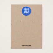 Kraft Voeg Logo Ketting toe waarmee u een beeldsch Visitekaartje (Voorkant)