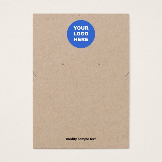 Kraft Voeg Logo Ketting toe waarmee u een beeldsch Visitekaartje (Voorkant)