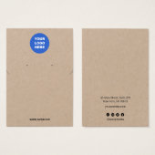 Kraft Voeg Logo Ketting toe waarmee u een beeldsch Visitekaartje (Voorkant /achterkant)