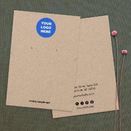 Kraft Voeg Logo Ketting toe waarmee u een beeldsch Visitekaartje