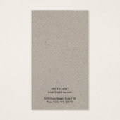 Kraft Voeg Logo Rack Bracelt Display Card toe Visitekaartje (Achterkant)