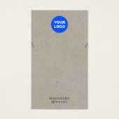 Kraft Voeg Logo Rack Bracelt Display Card toe Visitekaartje (Voorkant)