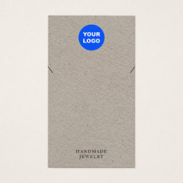 Kraft Voeg Logo Rack Bracelt Display Card toe Visitekaartje