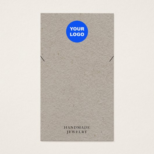 Kraft Voeg Logo Rack Bracelt Display Card toe Visitekaartje (Voorkant)