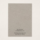 Kraft Voeg Logo Rack Bracelt Display Card toe Visitekaartje (Achterkant)