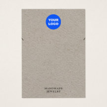 Kraft Voeg Logo Rack Bracelt Display Card toe