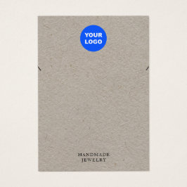 Kraft Voeg Logo Rack Bracelt Display Card toe Visitekaartje