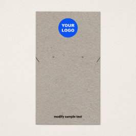 Kraft voegt Logo Ketting en oormergkaart toe Visitekaartje