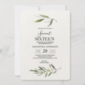Kraft Waterverf Green Olive Branch Kaart (Voorkant)