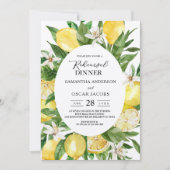 Kraft Waterverf Yellow Lemons Lijst Kaart (Voorkant)