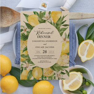 Kraft Waterverf Yellow Lemons Lijst Kaart