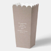 Kraft Wedding in Rustic Country Bedankdoosjes (Voorkant)