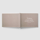 Kraft Wedding in Rustic Country Gastenboek (Volledig)