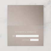 Kraft Wedding in Rustic Country Plaatskaartje (Buitenkant ongevouwen)