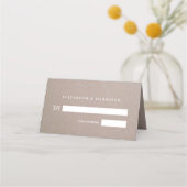 Kraft Wedding in Rustic Country Plaatskaartje (Voorkant)