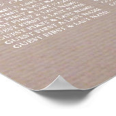 Kraft Wedding in Rustic Country Poster (Hoek)