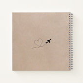 Kraft Wereldkaart reisthema Gasttekenboekje Notitieboek (Achterkant)