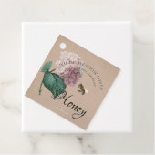 Kraft Wildflower Honey over Realistische Bee Bedankjes Labels (In situ)