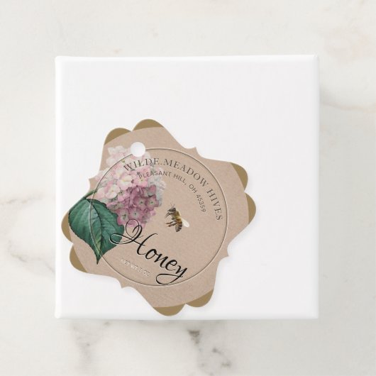 Kraft Wildflower Honeybee Honey and Nutrition Labe Bedankjes Labels (In situ)