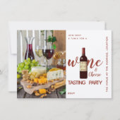 Kraft Wine Kaas Proeverij Uitnodigingen Etenliefhe (Voorkant)