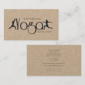 KRAFT Yoga Fitness Personal Trainer Gym Visitekaartje (Voorkant / Achterkant)