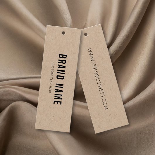 Kraft Zakelijk Productlabel Hang Label Mini Visitekaartjes