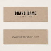 Kraft Zakelijk Productlabel Hang Label Mini Visitekaartjes (Voorkant /achterkant)