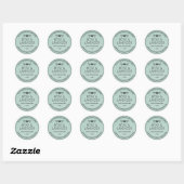 Kraft zeeplabel Sticker (Vel)