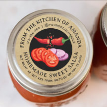 Kraft Zelfgemaakte Tomato Salsa Label