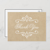  kraftpapier | Afstuderen dank u Briefkaart (Voorkant / Achterkant)