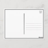  kraftpapier | Afstuderen dank u Briefkaart (Achterkant)