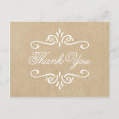  kraftpapier | Afstuderen dank u Briefkaart (Voorkant)