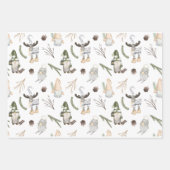 Kraftpapier | Gnome | Kerstmis Inpakpapier Vel (Voorkant 3)