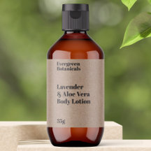 Kraftpapier-het Flessenetiket van de Stijl Moderne