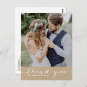 Kraftpapier | Het manuscript bedankt Verticaal Bri Briefkaart (Voorkant / Achterkant)